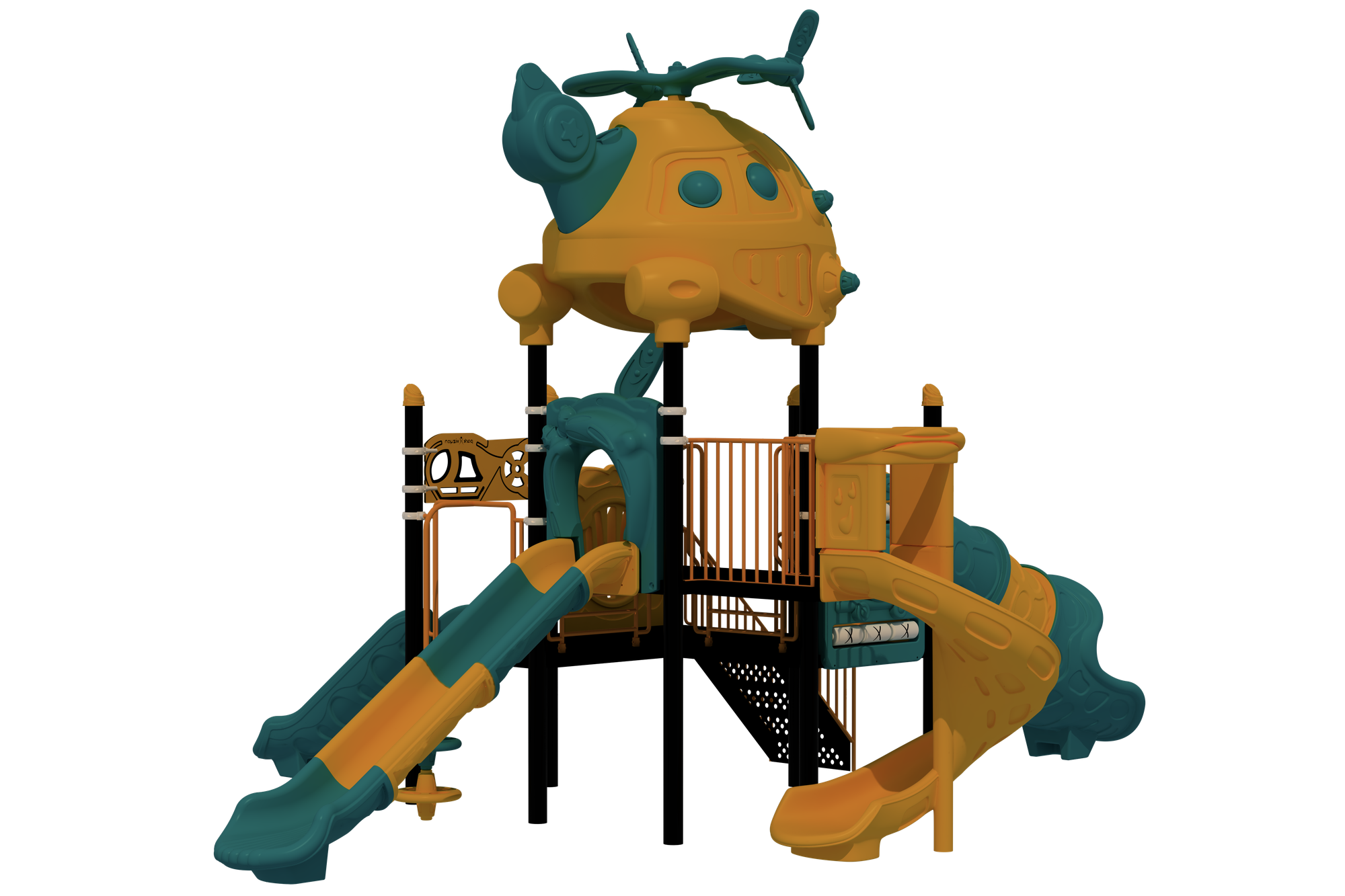 Helikopter Seri Oyun Grubu G-700 PRK-702 | Temalı Metal Oyun Grupları | Erse Kent Mobilyaları